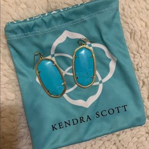 Kendra Scott turquoise classic earrings